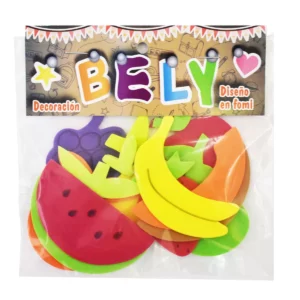 FIGURA DE FOAMY BELY FRUTAS