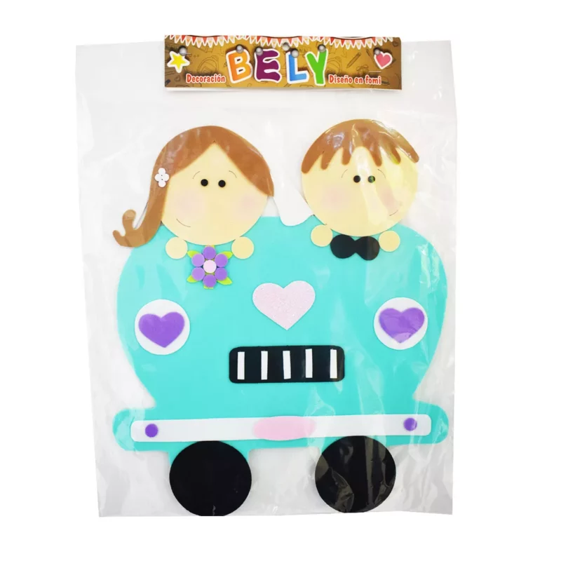 FIGURA DE FOAMY BELY CARRO DE NOVIOS