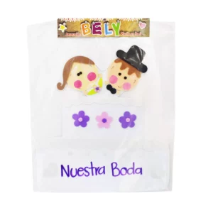 FIGURA DE FOAMY BELY PASTEL DE NOVIOS