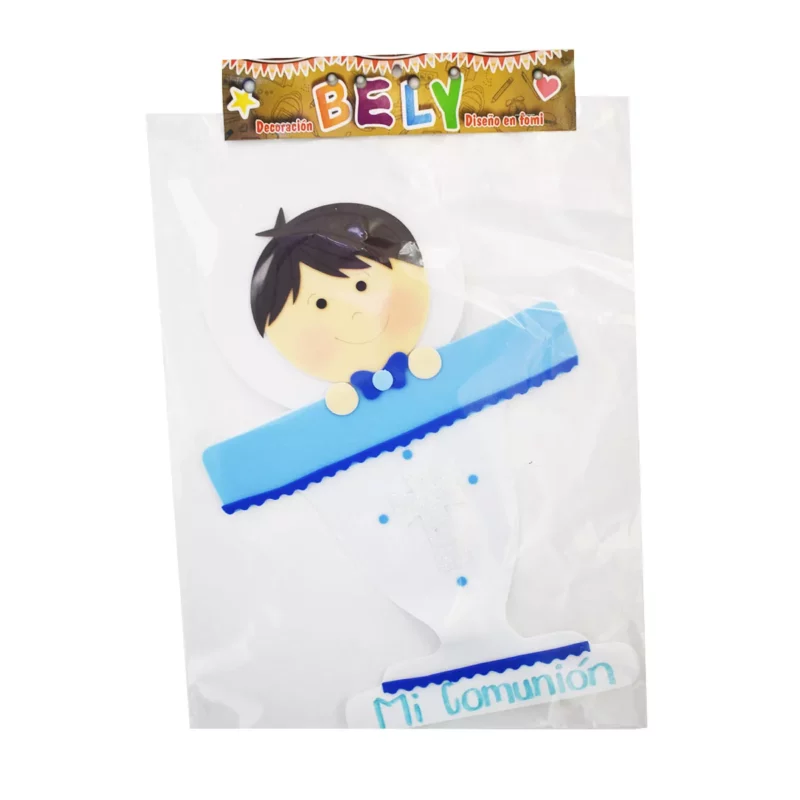 FIGURA DE FOAMY BELY CALIZ COMUNION NIÑO