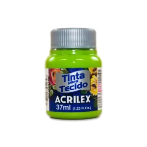 PINTURA ACRILEX MATE 37ML 510 VERDE HOJA ATADO DE 6 PZAS.