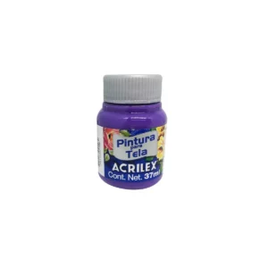 PINTURA ACRILEX MATE 37ML 516 VIOLETA ATADO DE 6 PZAS.