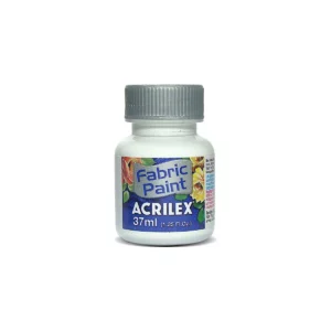 PINTURA ACRILEX MATE 37ML 519 BLANCO ATADO DE 6 PZAS.