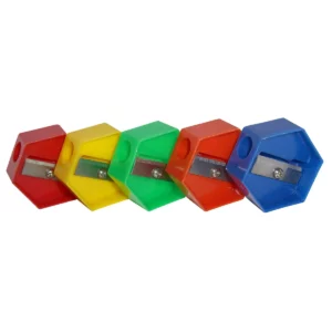 SACAPUNTAS PLASTICO KAISER C/25 HEXAGONA