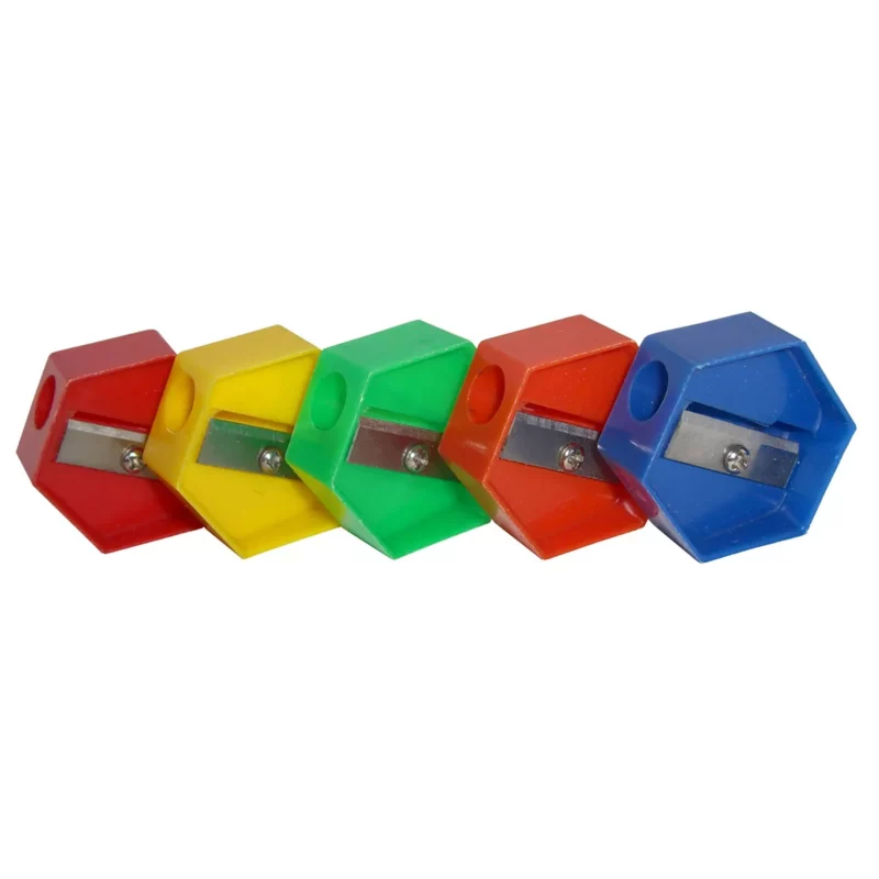 SACAPUNTAS PLASTICO KAISER C/25 HEXAGONA