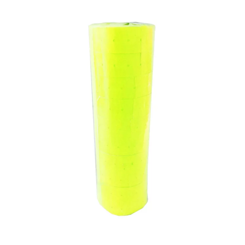 ETIQUETA FLUORESCENTE 5500 GS AMARILLO ATADO DE 10 PZAS.