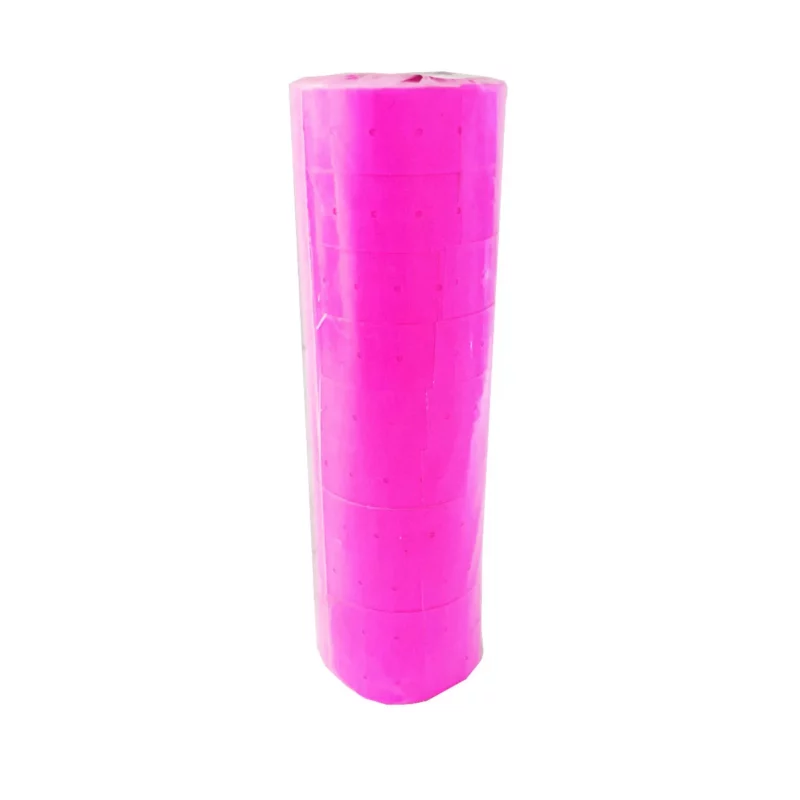 ETIQUETA FLUORESCENTE 5500 GS ROSA ATADO DE 10 PZAS.