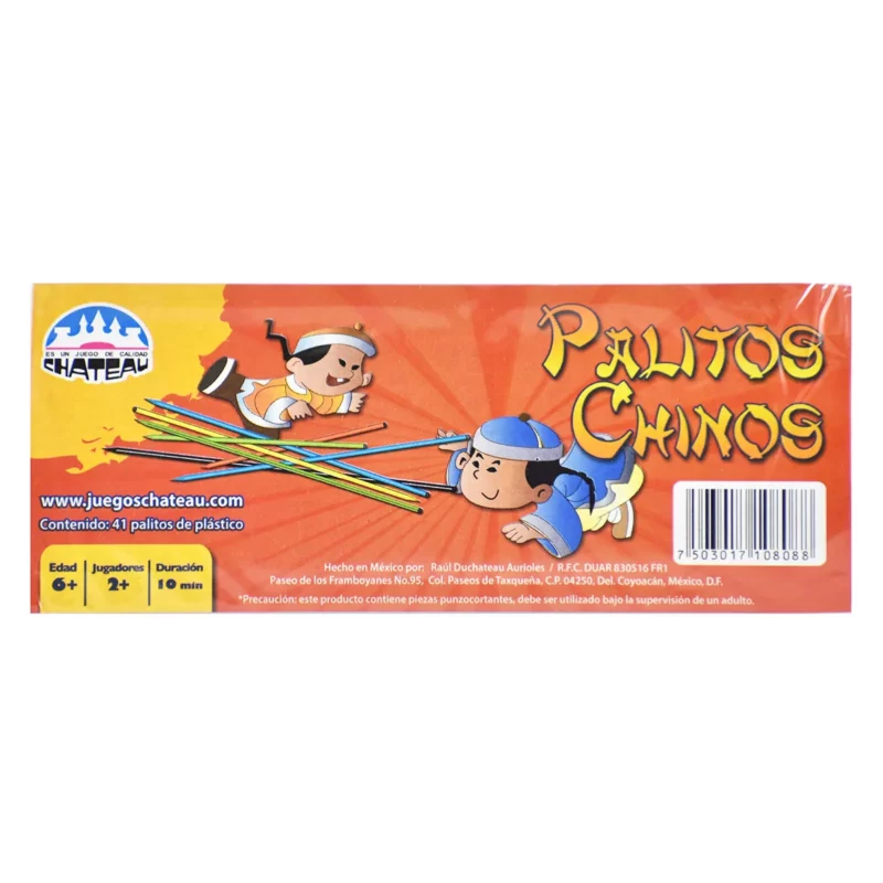 PALITOS CHINOS BOLSA C/41 PZAS ATADO DE 5 PZAS.