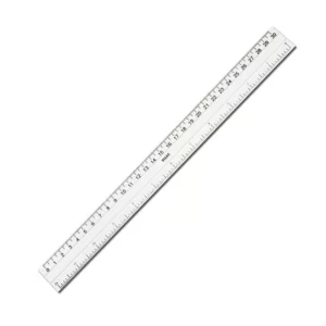 REGLA METALICA 30CMS RAS30 ATADO DE 5 PZAS.