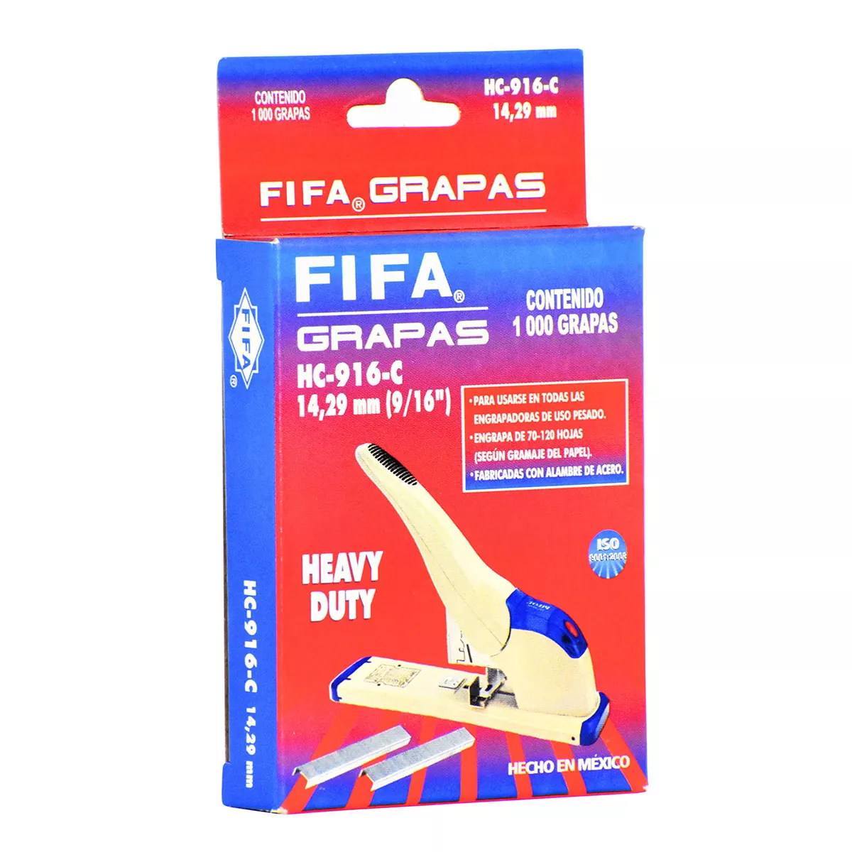 GRAPA FIFA C/1000 9/16" HC916C P0076 ATADO DE 2 PZAS.