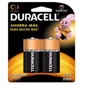 PILA DURACELL ALCALINA C C/2 ATADO DE 2 PZAS.
