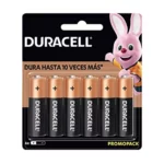 PILA DURACELL ALCALINA AA C/6