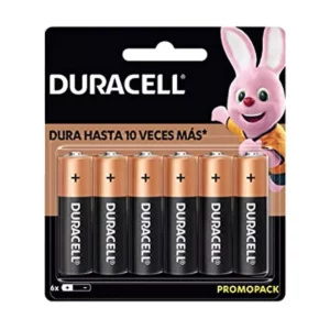 PILA DURACELL ALCALINA AA C/6
