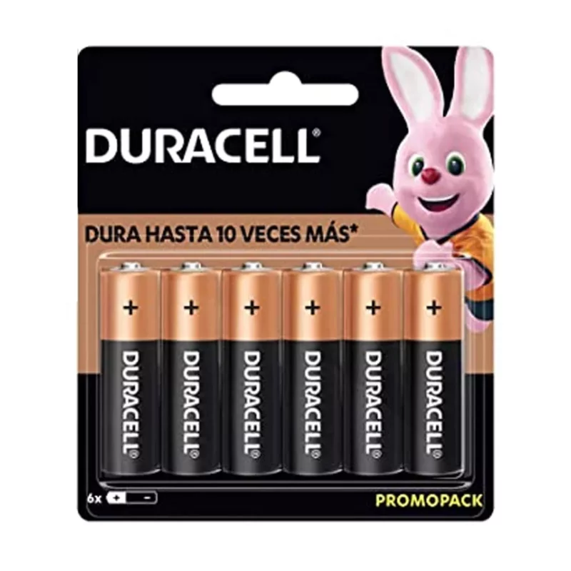 PILA DURACELL ALCALINA AA C/6