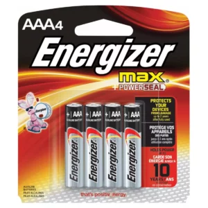 PILA ENERGIZER MAX ALCALINA AAA C/4 E92B ATADO DE 3 PZAS.