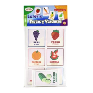 LOTERIA FRUTAS Y VERDURAS ATADO DE 2 PZAS.
