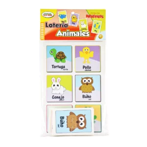 LOTERIA ANIMALES ATADO DE 2 PZAS.