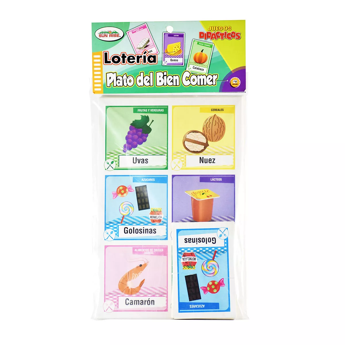 LOTERIA PLATO DEL BIEN COMER ATADO DE 2 PZAS.