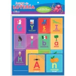 LOTERIA ABECEDARIO ATADO DE 2 PZAS.