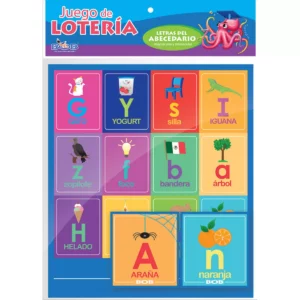 LOTERIA ABECEDARIO ATADO DE 2 PZAS.