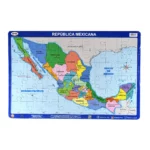 ROMPECABEZAS REPUBLICA MEXICANA ATADO DE 2 PZAS.