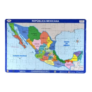 ROMPECABEZAS REPUBLICA MEXICANA ATADO DE 2 PZAS.