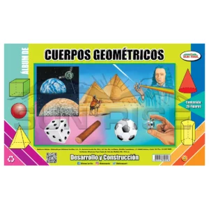 ALBUM CUERPOS GEOMETRICOS CAPLE SUN RISE ATADO DE 5 PZAS.