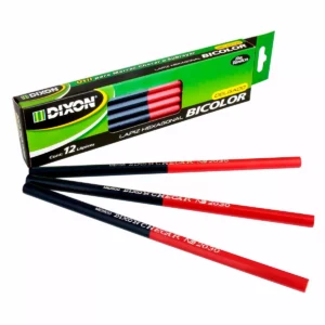 LAPIZ BICOLOR HEXAGONAL DELGADO 47073 ATADO DE 12 PZAS.