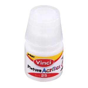 PINTURA ACRILICA 25ML BLANCO TITANIO 030 ATADO DE 10 PZAS.