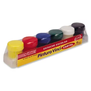 PINTURA ESCOLAR ESTUCHE C/6 2299
