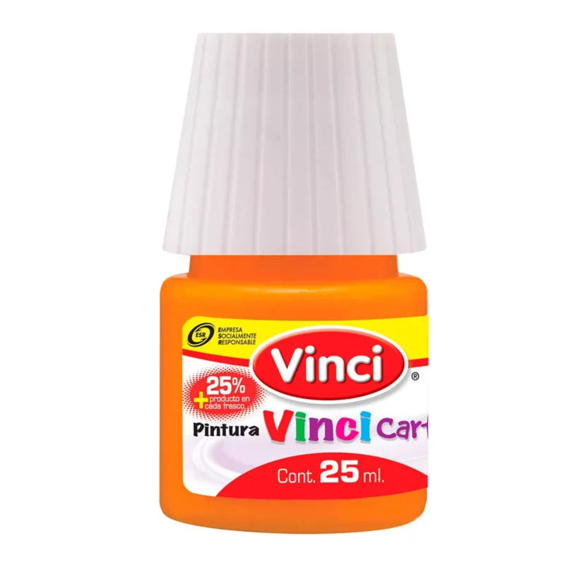 PINTURA CARTEL 25ML BERMELLON 54 ATADO DE 10 PZAS.
