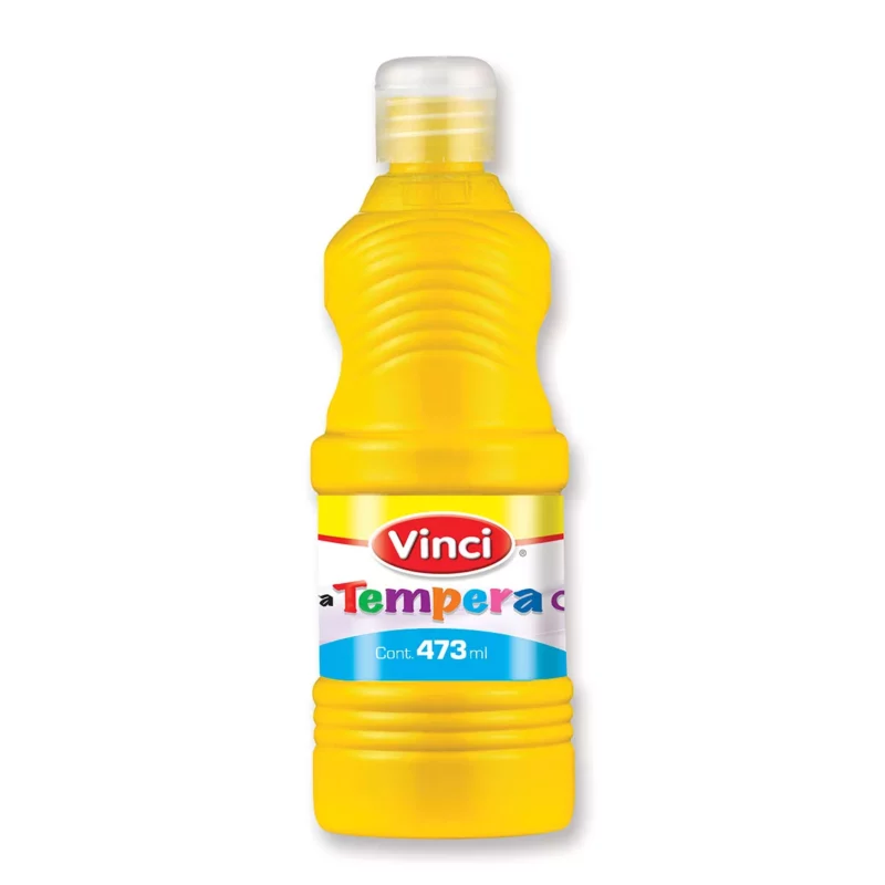 PINTURA TEMPERA 473ML AMARILLO L  22641 ATADO DE 2 PZAS.