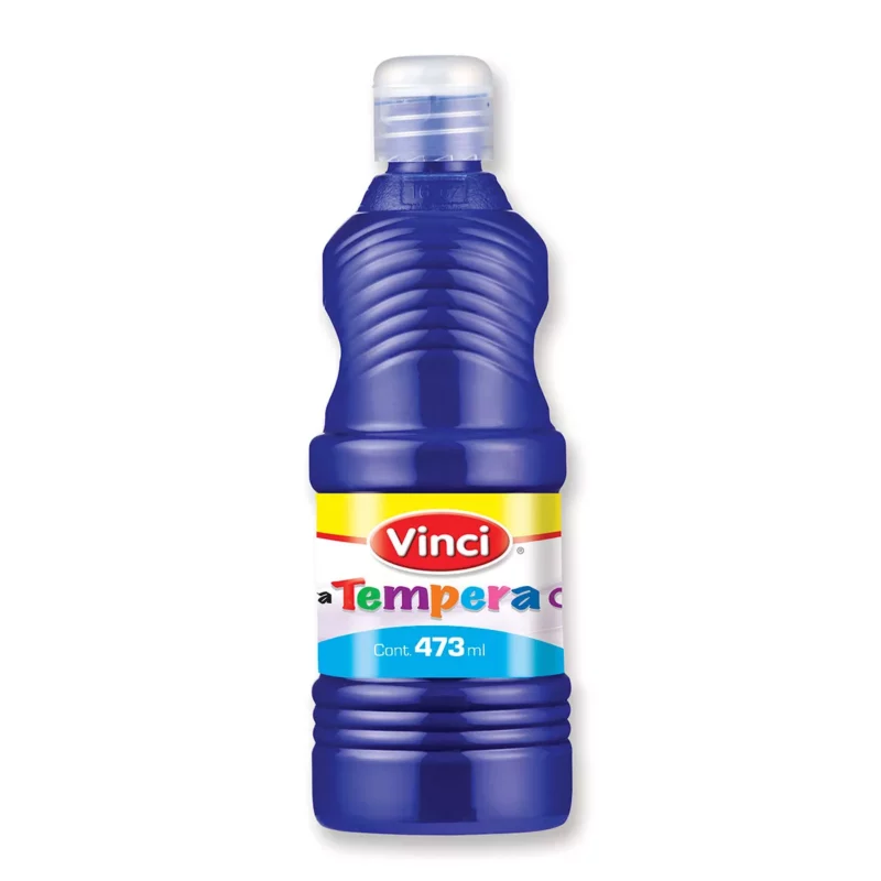 PINTURA TEMPERA 473ML AZUL ULTRAMAR ATADO DE 2 PZAS.