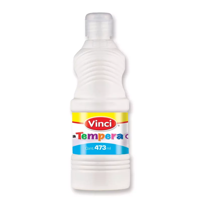 PINTURA TEMPERA 473ML BLANCO P/LET 22647 ATADO DE 2 PZAS.
