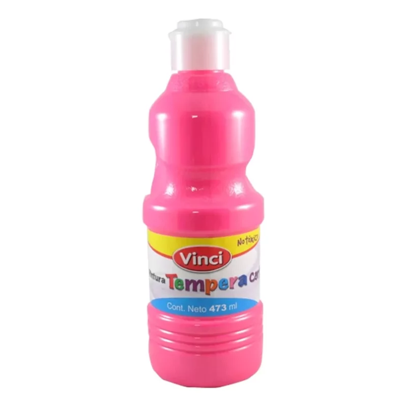 PINTURA TEMPERA 473ML ROSA MEXICANO ATADO DE 2 PZAS.