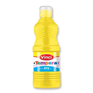PINTURA TEMPERA 473ML FLUORESCENTE AMARILLO ATADO DE 2 PZAS.