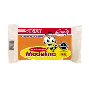 PLASTILINA BARRA 180GRS NARANJA 2350 ATADO DE 5 PZAS.