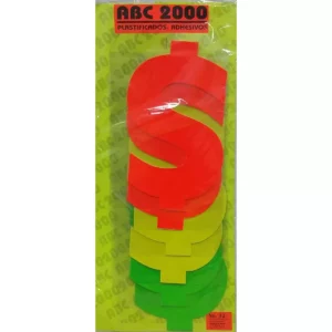 ETIQUETA ADHESIVA SIGNO $ C/6 NO. 32 GRANDE