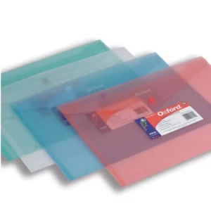 SOBRE CARTA CON BROCHE F412 COLORES SURTIDOS ATADO DE 4 PZAS.