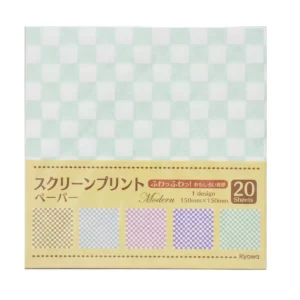 PAPEL ORIGAMI 15CMX15CM C/20 CUADROS 051