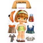 MUÑECA PARA RECORTAR BOB C/45 GRANDE