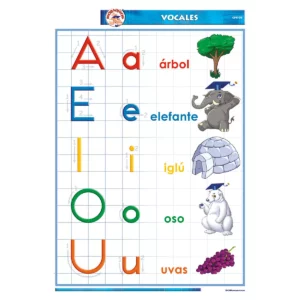 MURAL PREESCOLAR BLANCO/NEGRO 70X95 ATADO DE 10 PZAS.