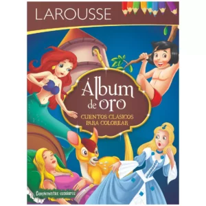LIBRO CUENTOS DE ORO PARA COLOREAR 5122 ATADO DE 2 PZAS.