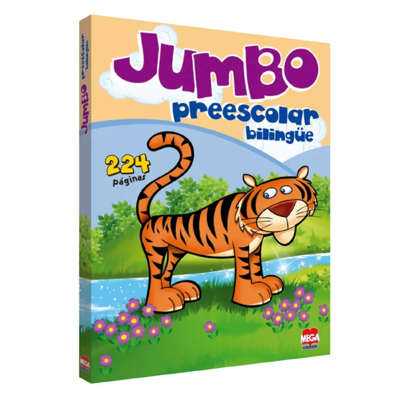 LIBRO JUMBO PREESCOLAR BILINGÜE 6782 ATADO DE 2 PZAS.