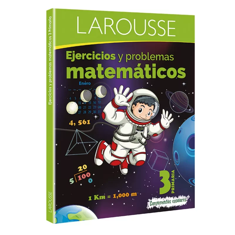 LIBRO EJERCICIOS MATEMATICOS 3 6554 ATADO DE 2 PZAS.