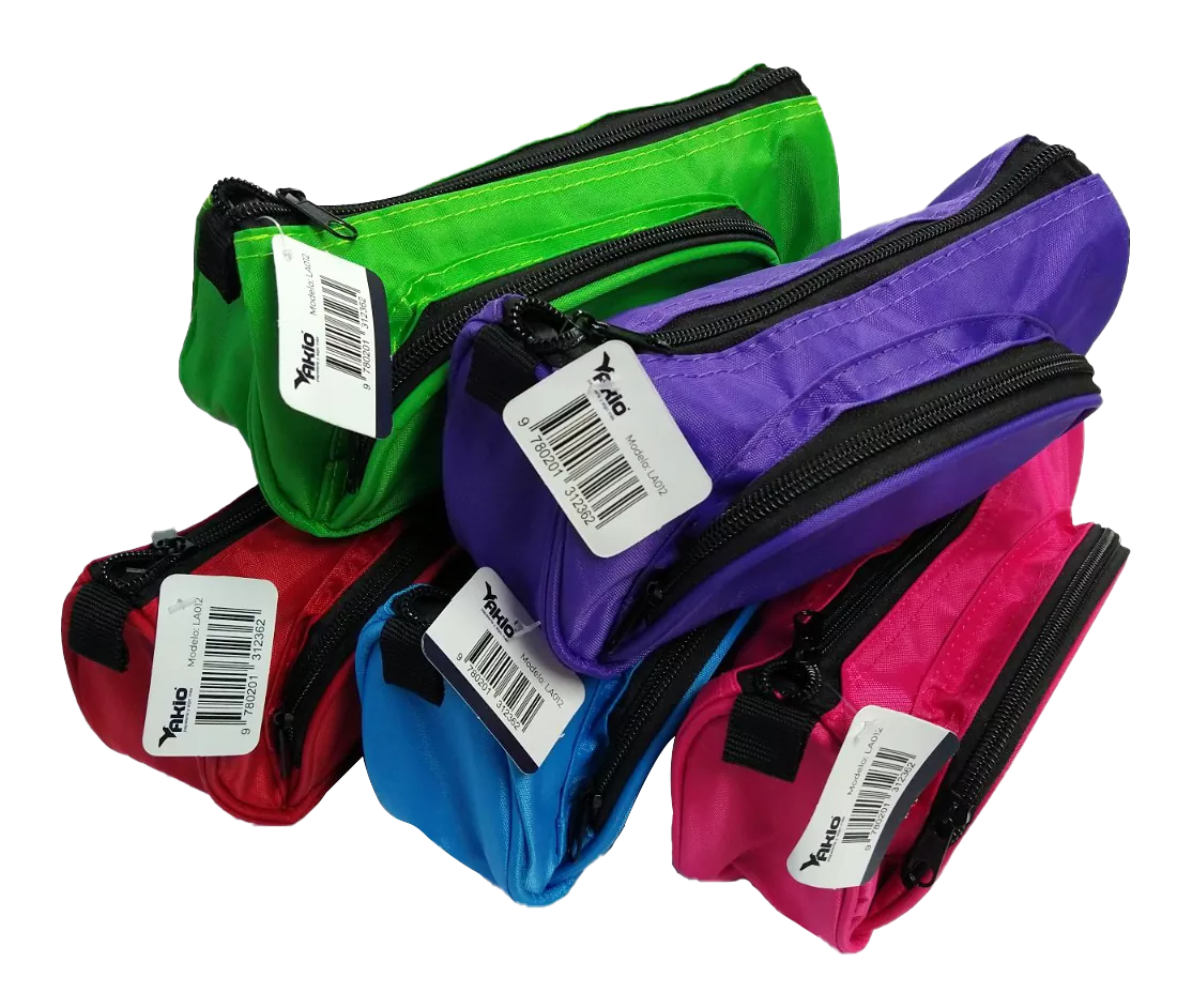 LAPICERA TEXTIL CON BOLSA FRONTAL LA012