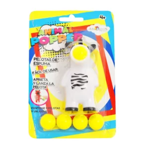 JUEGO LANZADOR DE PELOTA POPPER 150 ATADO DE 2 PZAS.
