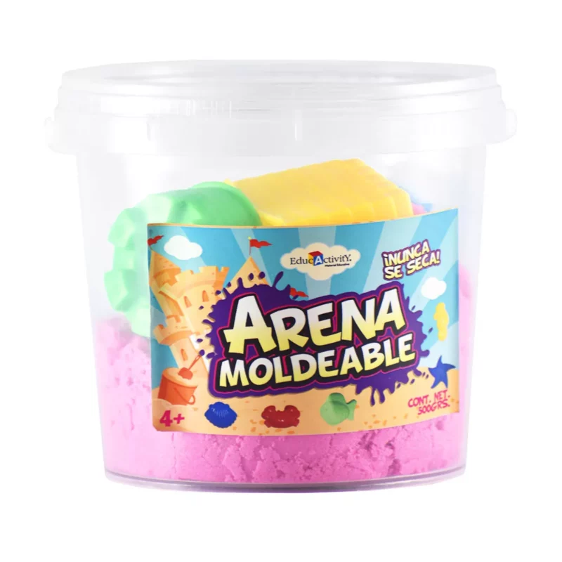 ARENA MOLDEABLE 500GRS COLORES SURTIDOS 100