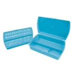 LAPICERA MEDIANA C/PLANTILLA AZUL CIELO ATADO DE 2 PZAS.