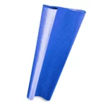 PAPEL METALIZADO GOFRADO AZUL ATADO DE 10 PZAS.